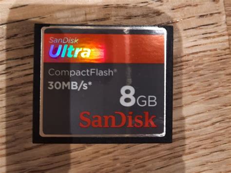 Sandisk Ultra Compactflash 8gb Acheter Sur Ricardo