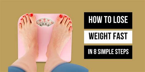 How To Lose Weight Fast In 8 Simple Steps