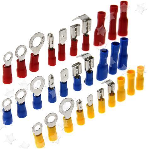 720pcs Insulated Electrical Wire Terminals Crimp Connector Spade