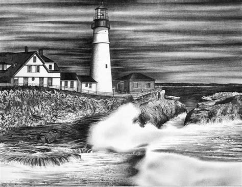 dibujo-paisaje-marino-a-lapiz | Información imágenes