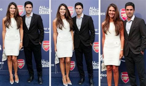 Arsenal Boss Mikel Artetas Wife Stuns In Rare Loved Up Appearance At