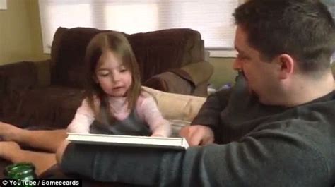 Hilarious Moment A Father Sits His Young Daughter Down To Tell Her She