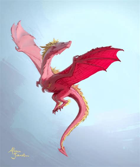 Pink Dragon By Xovq On Deviantart