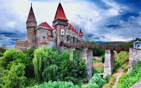 Hunedoara Castle In Romania Hd Wallpaper Background
