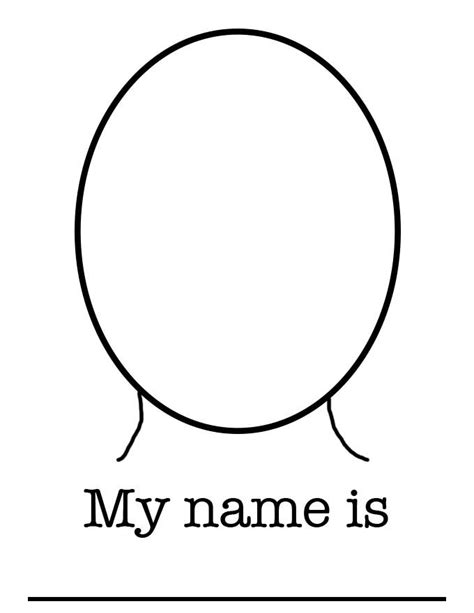 Self portrait template