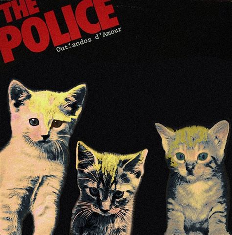 Classic Album Covers Redesigned With Cute Kittens 12 Pics