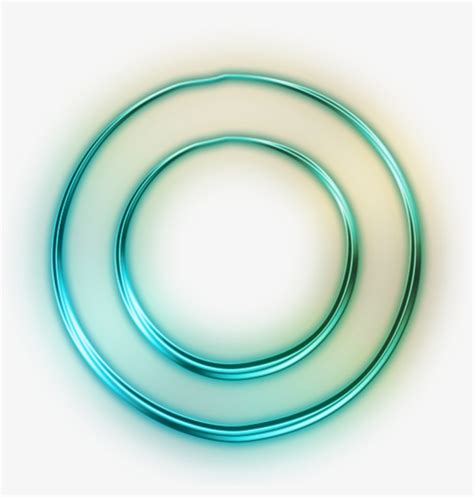 Dk925 Neon Circle Dk925 Art Glow Lights 3d Circle Frame Png PNG Image