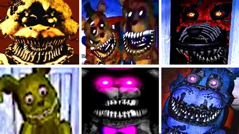 Five Nights At Freddys 4 All Animatronics Official Trailer Youtube