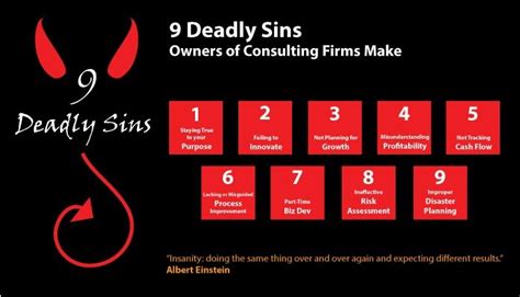 9 Deadly Sins Owners Of Consulting Firms Make