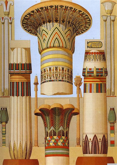 Column Design Ancient Egyptian Architecture Egypt Art Ancient Egypt Art