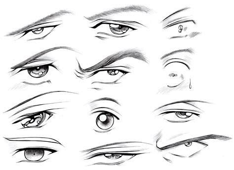 Anime Male Eyes Reference Howto Diy Today