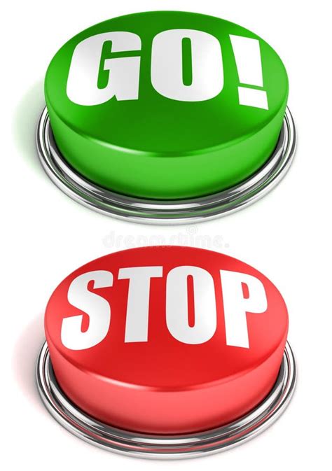 8 Stop Go Buttons Free Stock Photos Stockfreeimages
