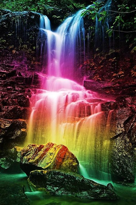 45 Desktop Wallpapers Waterfalls With Rainbow On Wallpapersafari