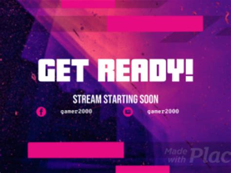 Placeit Twitch Screen Video Template Featuring Bold Fonts And A