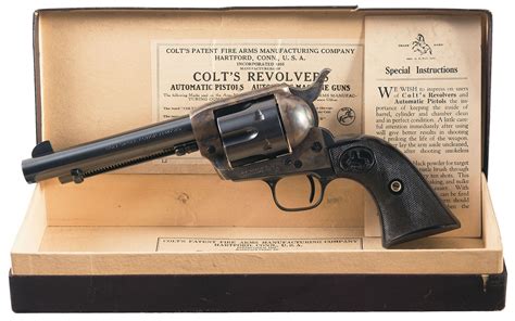 1st Gen Colt Saa Revolver With Box And Factory Letter Rock Island Auction