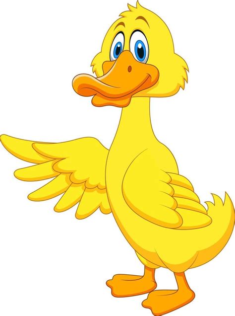 Cartoon Yellow Duck 8389871 Vector Art At Vecteezy