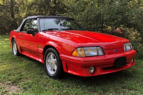 For Sale 1993 Ford Mustang Gt Convertible Vibrant Red 50l V8 5