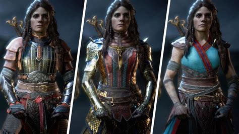God of War Ragnarök ALL Freya Armor Sets Showcase Freya Outfits