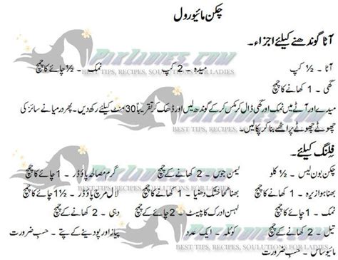 Baked spring roll recipe | see how to make chicken spring rolls in oven with step by step pictorial guide by kfoods.com. How to Make Chicken Mayo Roll: English - Urdu Recipe ...