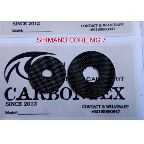 Shimano Core MG7 Carbontex Drag Washer By ZizuDini Shopee Malaysia