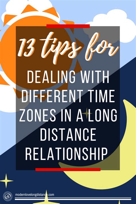 Every relationship has ups and downs, and the key is to manage the bumps and keeps the love life flowing. 13 Tips for Dealing With Different Time Zones In A Long ...