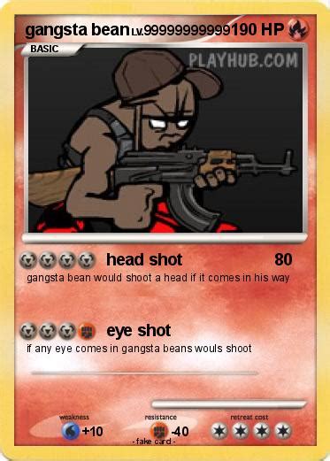 Just chillin all day with our homies emily, alex and julie!!! Pokémon gangsta bean 2 2 - head shot - My Pokemon Card