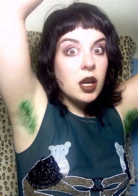 Women Around The World Are Dyeing Their Armpit Hair The