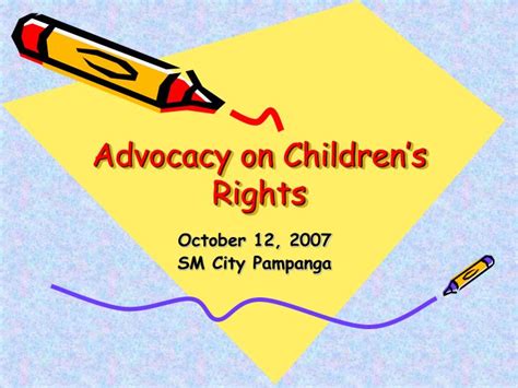 Ppt Advocacy On Childrens Rights Powerpoint Presentation Id4026631