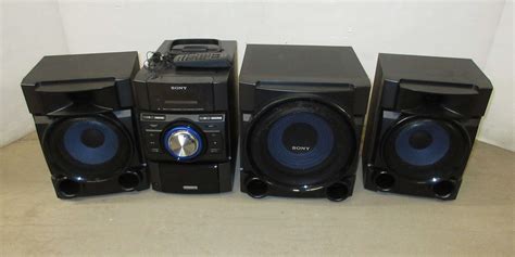 Albrecht Auctions Sony 540w Music Stereo System With 3 Speakers And