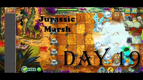 Jurassic Marsh Day 19 Plants Vs Zombies 2 Youtube