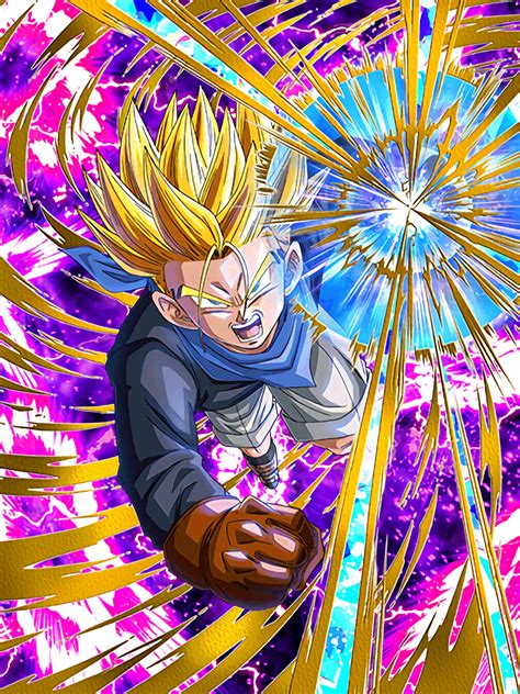 Experience And Growth Super Saiyan Trunks Gt Dragon Ball Z Dokkan