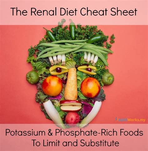 Renal diet food list (menu). Renal Diet Cheat Sheet: Foods High in Potassium & Phosphate