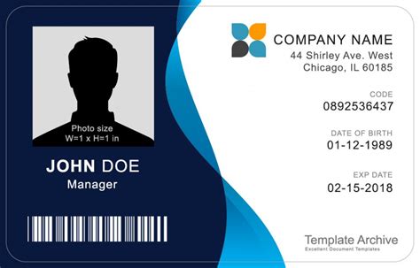 Printable Id Badges Web Simply Choose A Free Printable Id Card Template From Our Library And