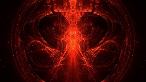 Red Fractal Glow Hd Trippy Wallpapers Hd Wallpapers Id