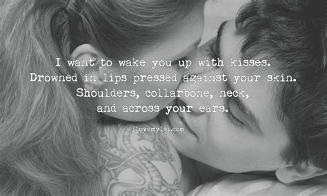 Wake You Up With Kisses I Love My Lsi Kiss My Neck Kiss Me Love Intelligence Quotes