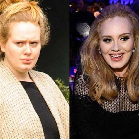 Watch adele's makeup artist do the adele. Adele from Stars Without Makeup | E! News