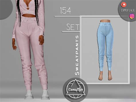 The Sims Resource Set 154 Sweatpants