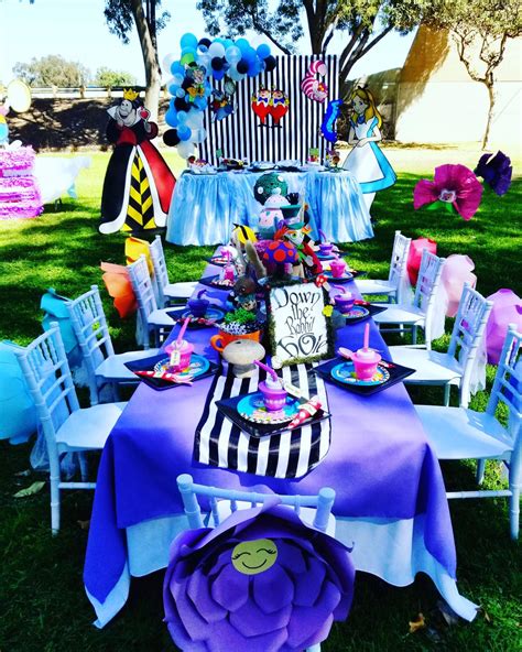 Alice In Wonderland Birthday Party Ideas Photo 1 Of 34 Catch My Party