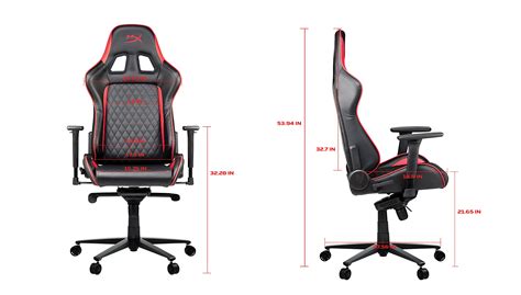 Hyperx Blast Gaming Chair Ergonomic Gaming Chair Leather Upholstery