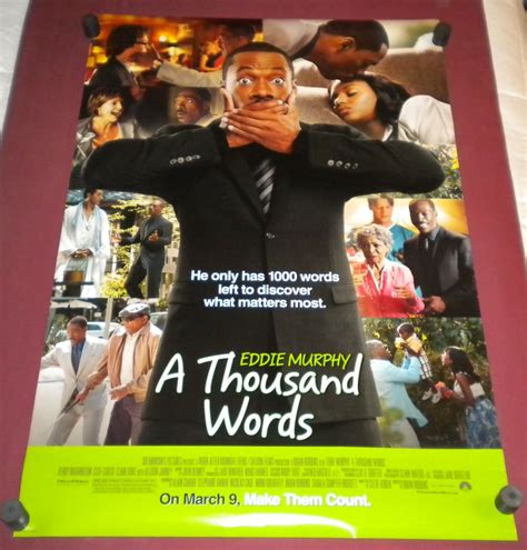 a thousand words movie poster