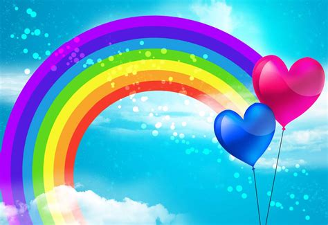 Download A Magical Rainbow In The Sky Wallpaper