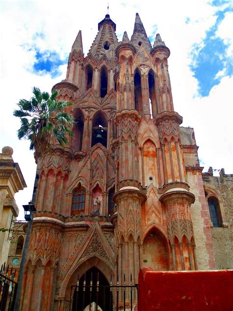 San Miguel De Allende Mexico Pacoalfonso Cathedral Gothic