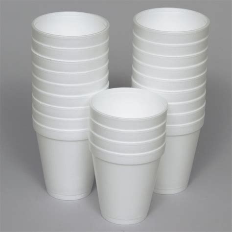 Cup Styrofoam 8 Oz Pack Of 25 Carolina Biological Supply