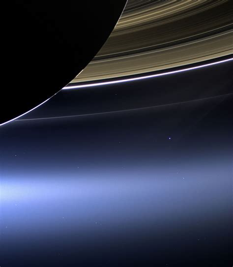 Cassinis Best Picture From Saturn Was The Day The Earth Smiled The