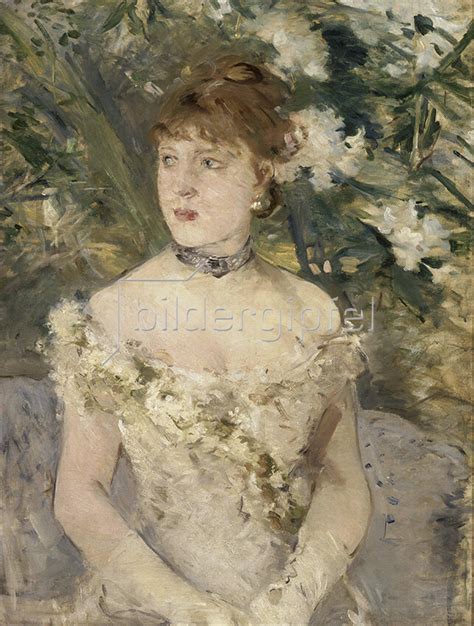 Junge Frau Im Ballkleid Von Berthe Morisot Kunstdruck Bildergipfelde