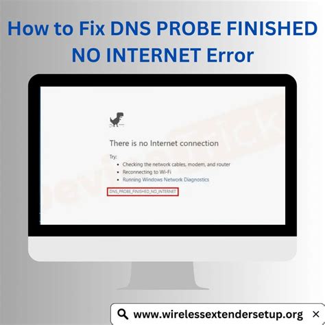 Dns Probe Finished No Internet Network Cables Dns The Network Modem
