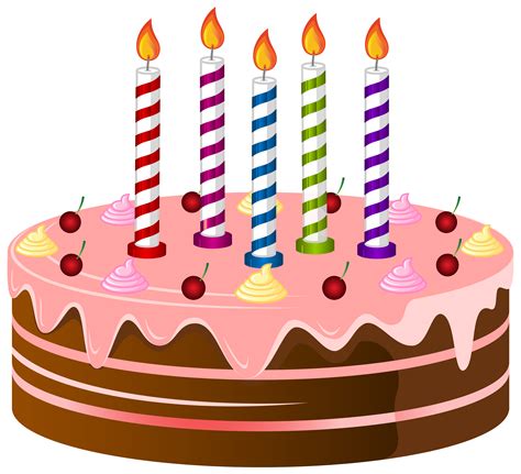 Happy Birthday Cartoon Cake Clipart Best