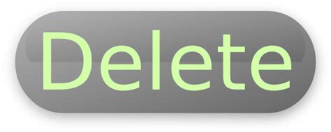 Delete Button Grey Clip Art At Vector Clip Art Online