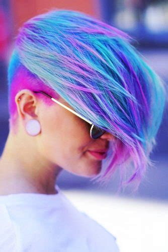 Discover blue and purple hair color looks that will bring some fantasy into your world. 50+ Fabulous Purple and Blue Hair Styles | LoveHairStyles.com