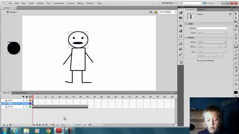 Flash Professional Cs5 Beginner Tutorial Animation Basics Youtube